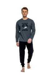 MOD Men Round Neck Pajama Set